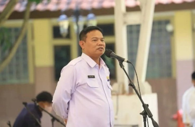 ilustrasi - Kepala Dinas Pendidikan Kota Tangerang Jamaluddin saat memberikan sambutan dalam acara di Puspemkot Tangerang. ANTARA/Irfan