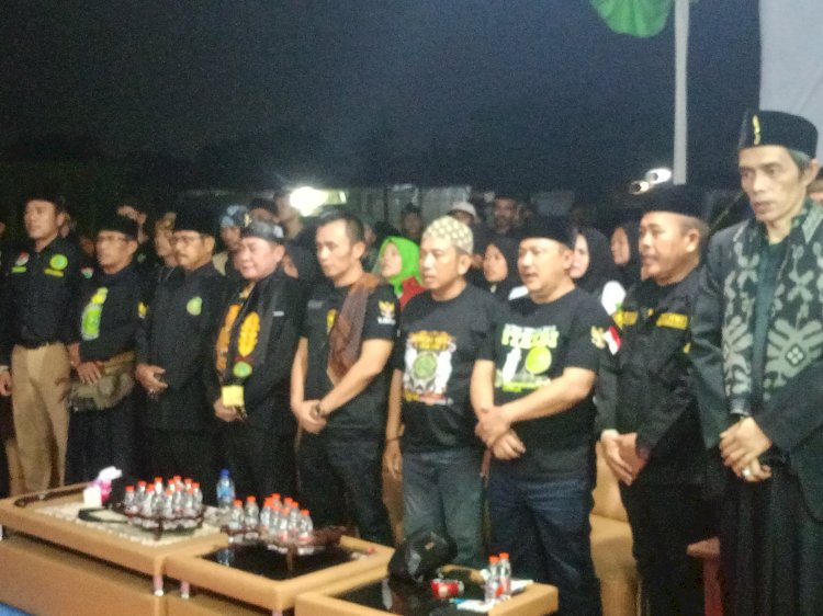 TTKBI Banten saat mengelar latihan gembrung (Dirhat/RMOL Banten)