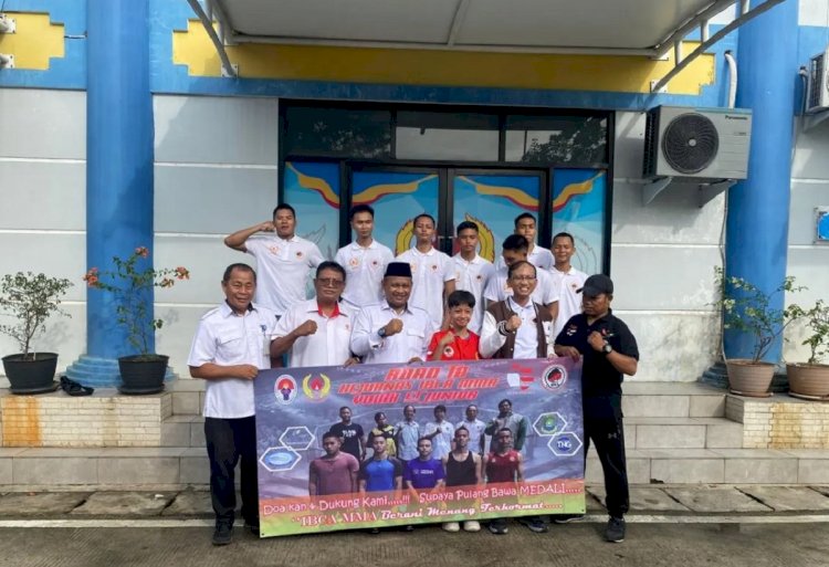 ilustrasi - Pelepasan atlet Bela Diri Campuran Amatir-Mixed Martial Arts (IBCA MMA) Kota Tangerang untuk Kejurnas di Surabaya. ANTARA/HO-Dispora Kota Tangerang
